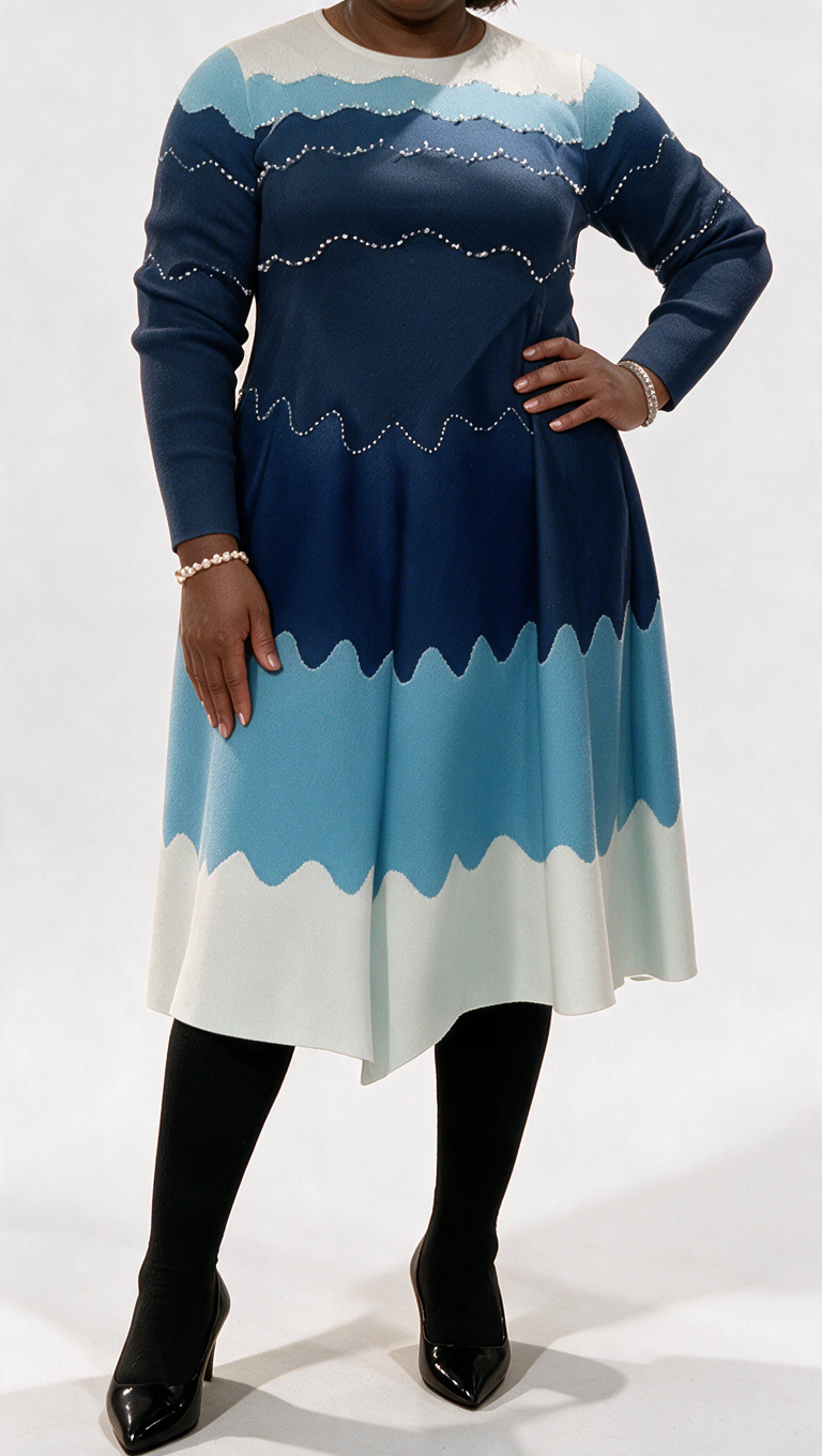 Blue Bouncy Dress