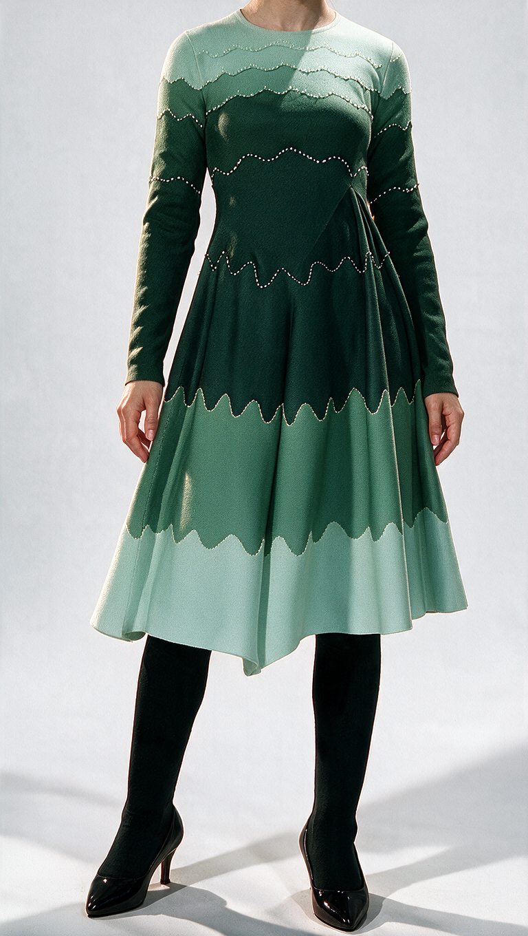 Green Bouncy Dress