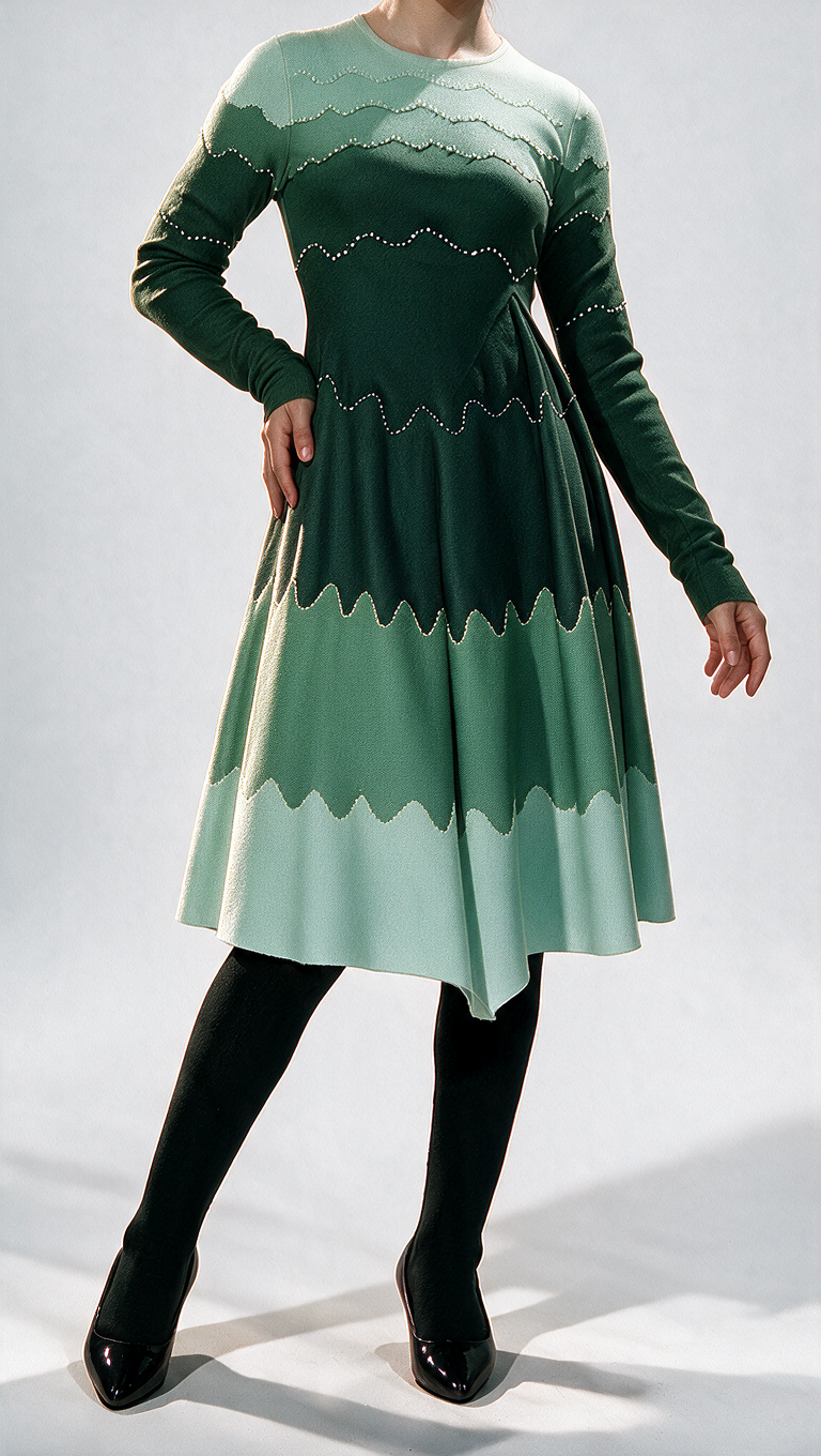 Green Bouncy Dress